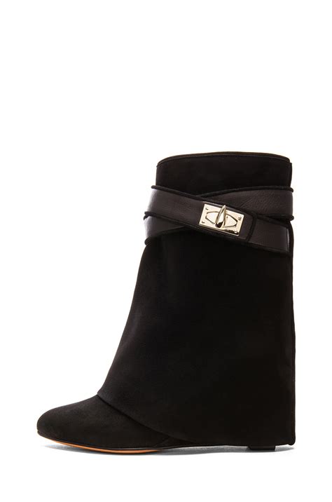 givenchy boots suede|Givenchy shark boots price.